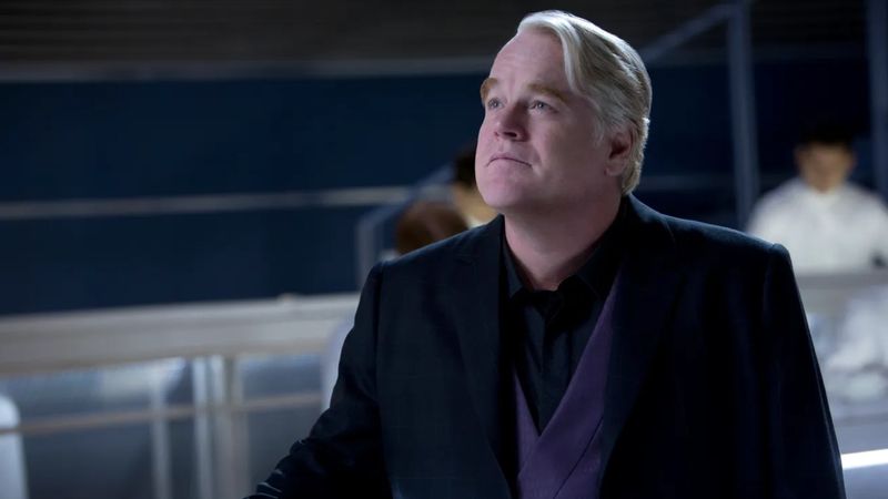 Philip Seymour Hoffman as Plutarch Heavensbee