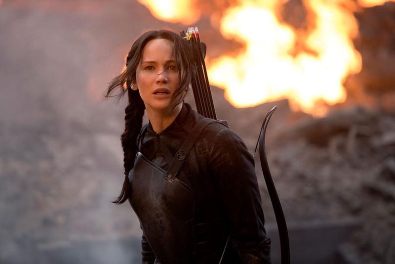 Jennifer Lawrence as Katniss Everdeen
